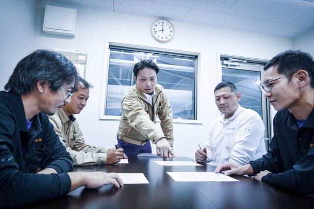 管理課でしっかりとした製作検討を実施